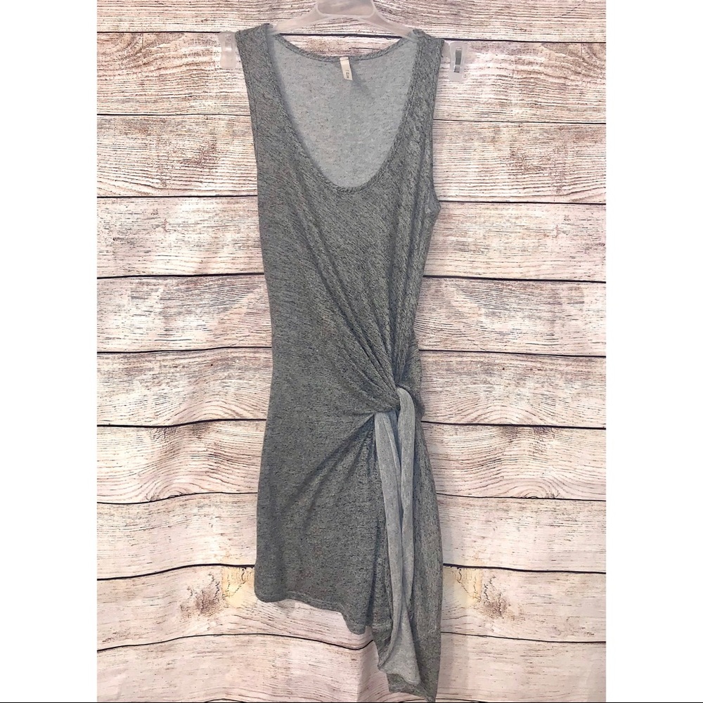 A+ Ellen | Womens | Gray | Wrap Dress